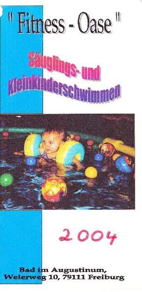 Flyer - Babyschwimmen Freiburg 2004