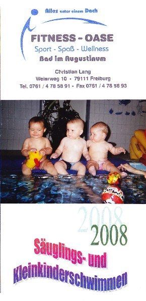 Flyer - Babyschwimmen Freiburg 2008